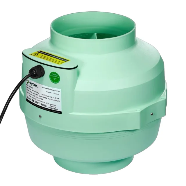 PF-200EC - 8-inch Variable-Speed EC Inline Duct Fan