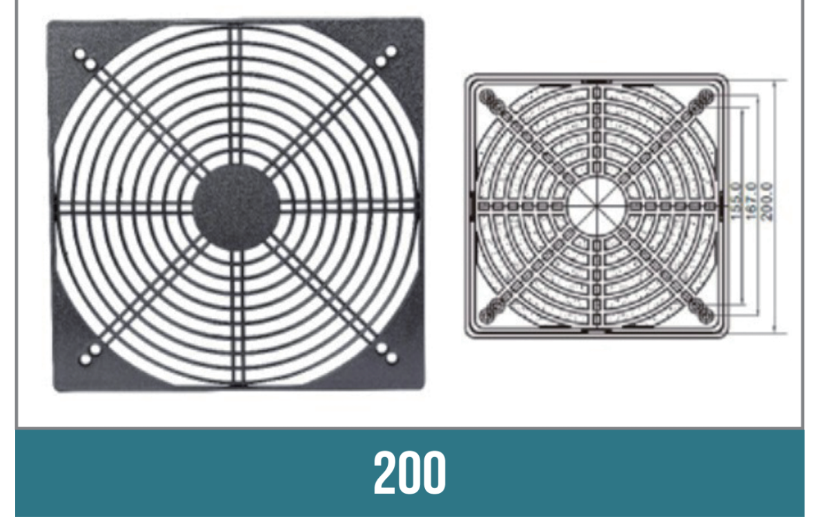 Plastic guard 200