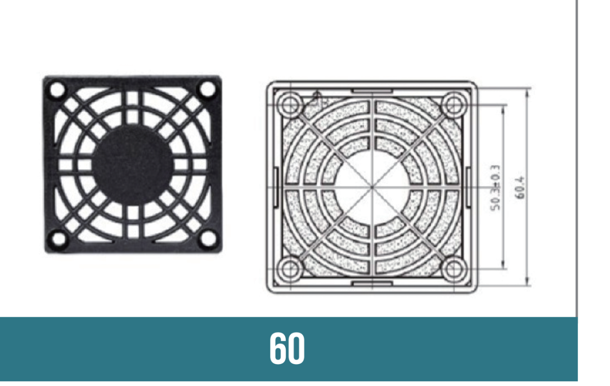 Plastic guard 60
