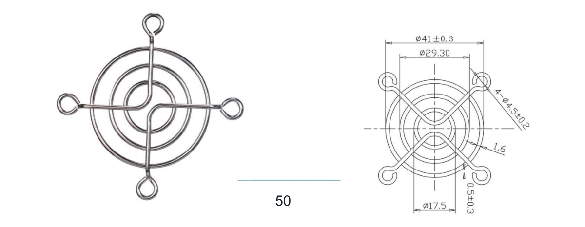 Wire guard 50