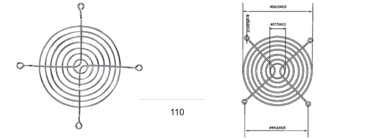 Wire guard 110
