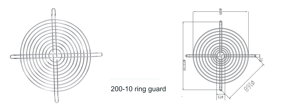 Wire guard 200-10 ring guard