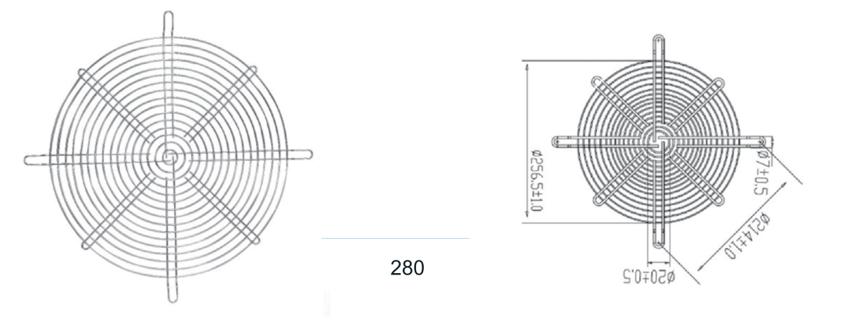 Wire guard 280