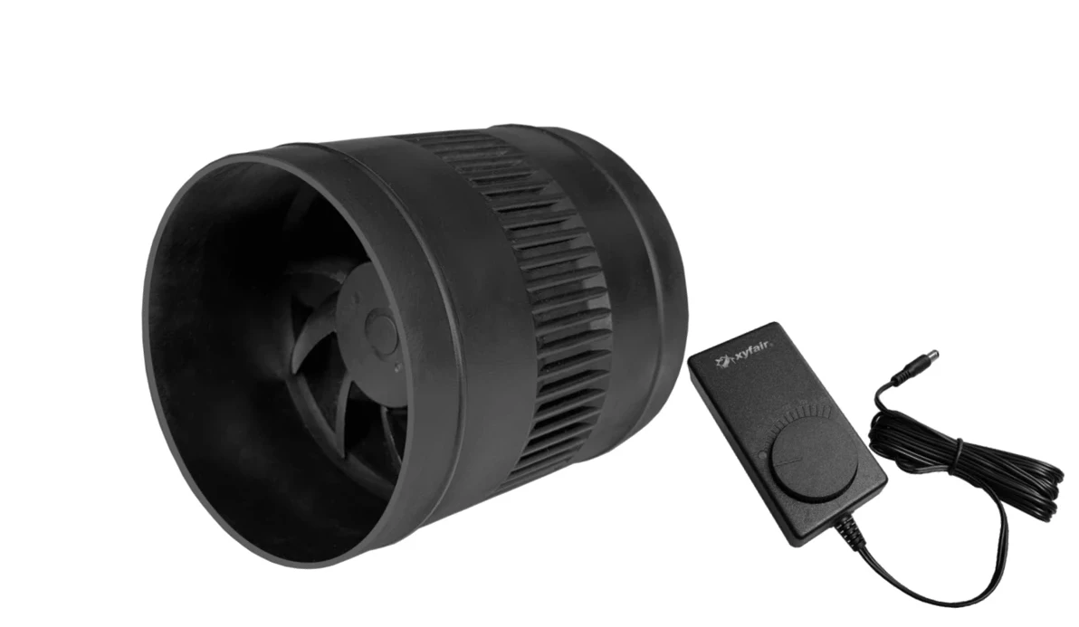 ZT-100SA - 100 mm Variable-Speed DC Inline Fan